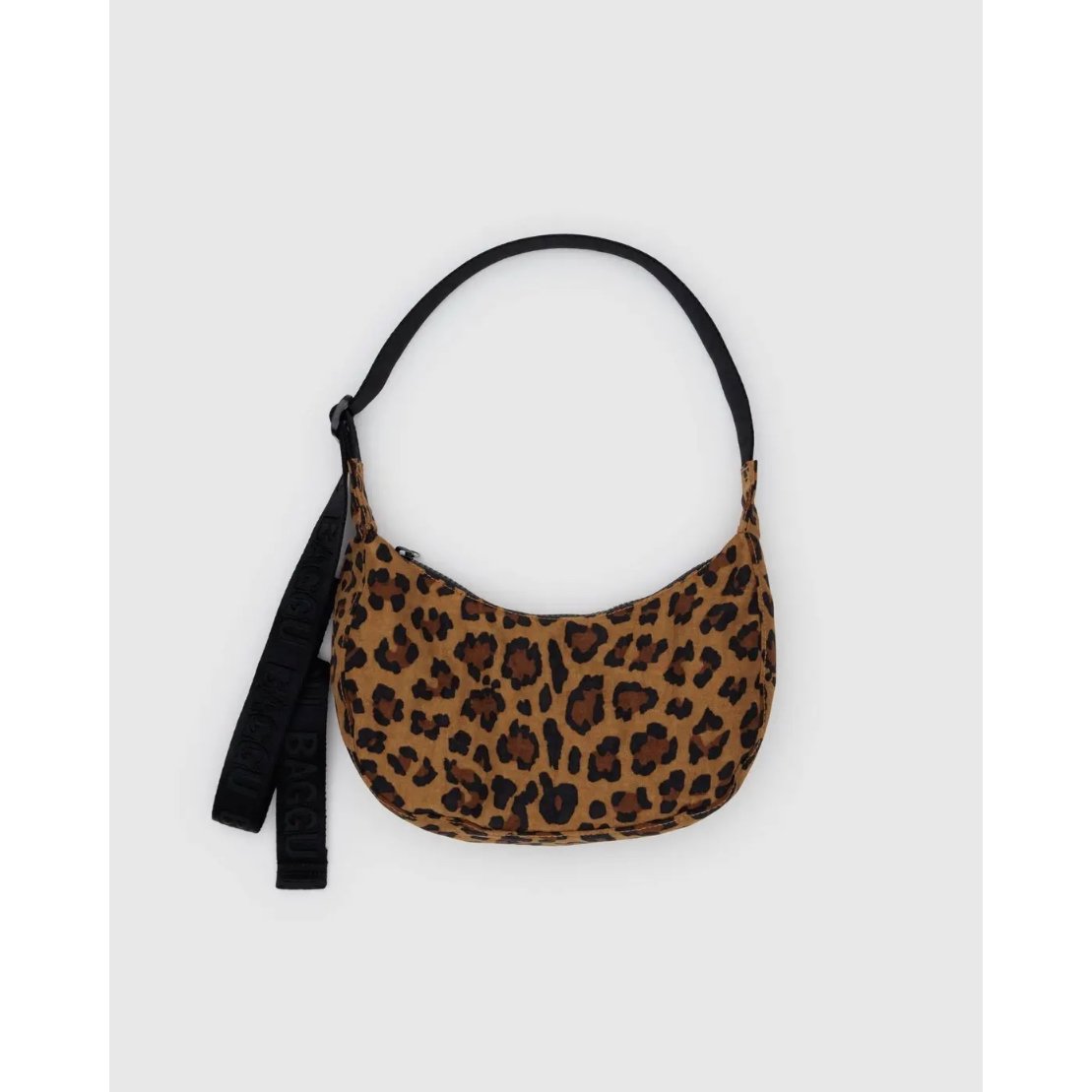 BAGGU Small Nylon Crescent Bag Leopard | UNO ba