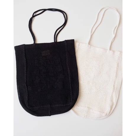 Nananita ROSE CROCHET BAG - DOVE