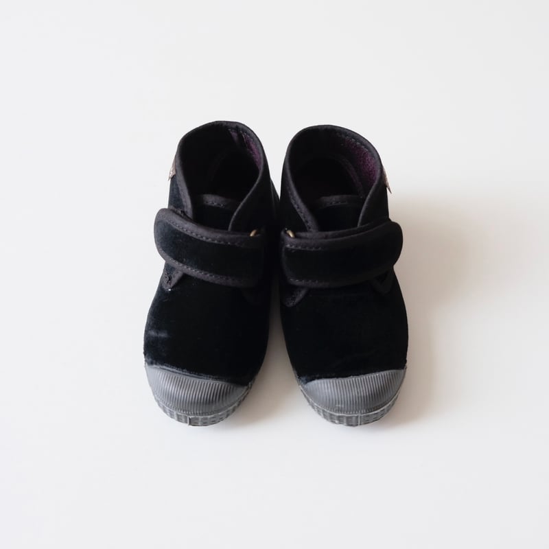 Cienta VELCRO HIGH-CUT SNEAKER black / velour 9