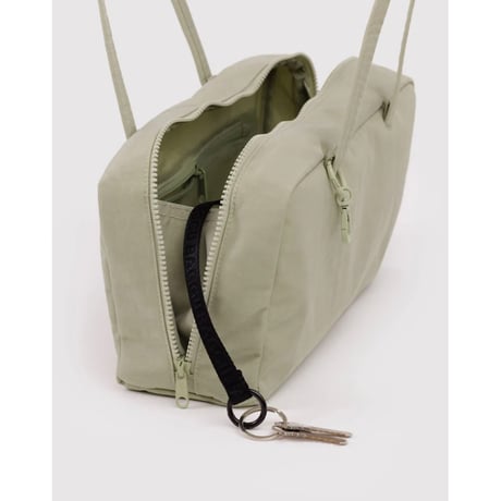 BAGGU Nylon Bowler Bag Celadon