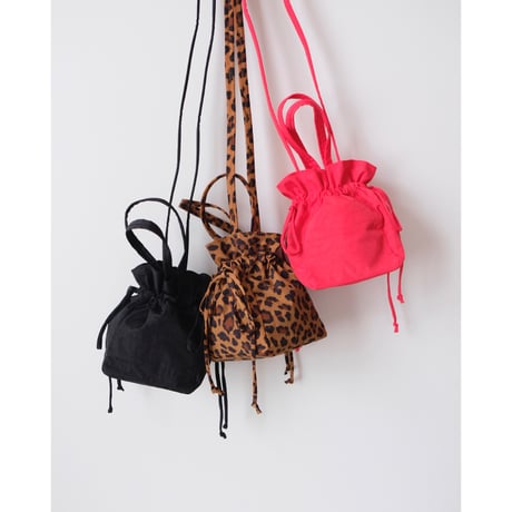 BAGGU Nylon Drawstring Bag Candy Apple
