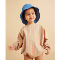 80%OFF KOTER FRANKIE RIVER WOVEN ROMPER Beige stripe(2-3y)