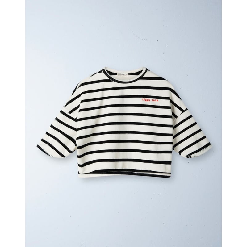 ZIGGY ZAZA row row pullover breton stripe(2-3Y,