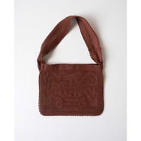 Nananita FOUNTAIN CROCHET BAG - WOOD