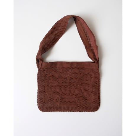 Nananita FOUNTAIN CROCHET BAG - WOOD