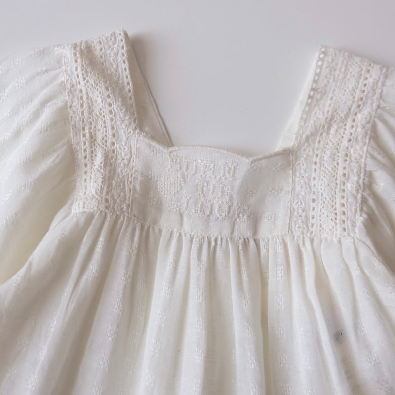 【新品未使用】Organdy Embroider Tops Zara + Embroidered Organza Top