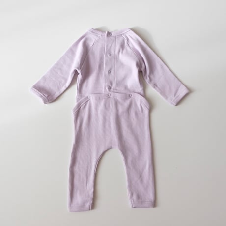 SUMMER & STORM BACK-SNAP ROMPER LILAC