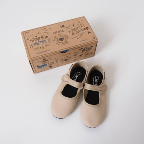 32(20cm)ラスト1点 Cienta ONE STRAP BALLET SHOES piedra 500A