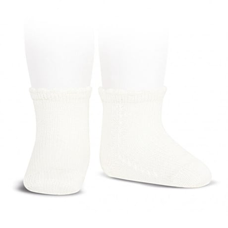 50%FF Condor Side openwork perle short socks(全2色/000(7-8cm)～2(11.5-13cm))