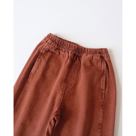 50%OFF 4-5yラスト1点 KOTER MANU KIDS OVERDYE DENIM BARREL-LEG JEANST Fusion Coral