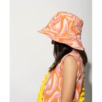 M´A Kids TERRY WAVY PRINT REVERSIBLE BUCKET HAT
