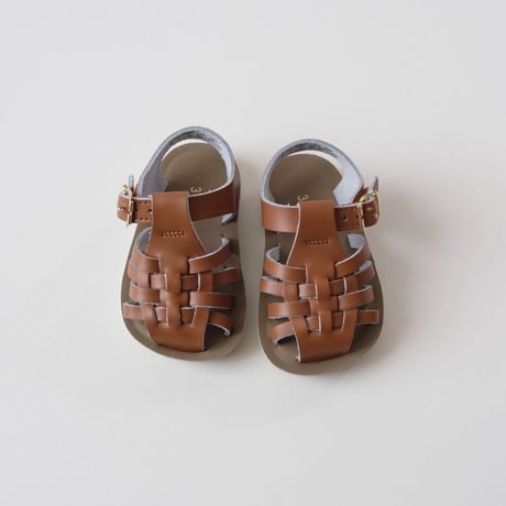Salt-Water SANDALS SAILOR Tan(TODD3(12cm),TODD4(12.5cm))
