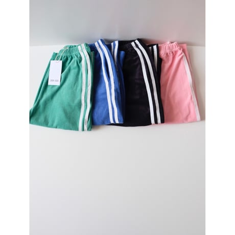 ZIGGY ZAZA twin stripe terry pant panda