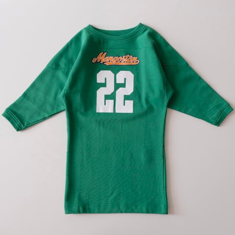 70%OFF 2yラスト1点 MAISON MANGOSTAN MANGOSTAN TEAM DRESS GREEN