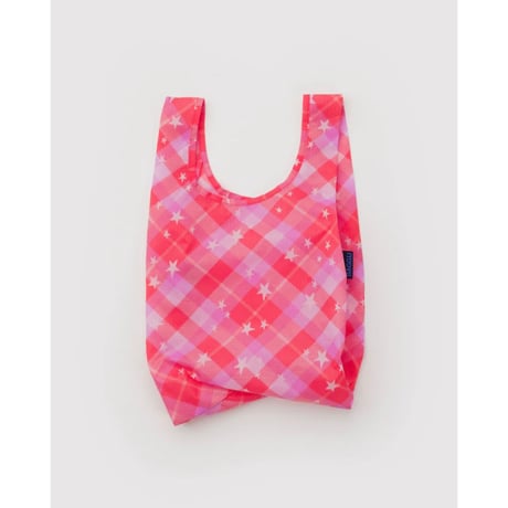 BAGGU Baby Baggu Pink Star Plaid
