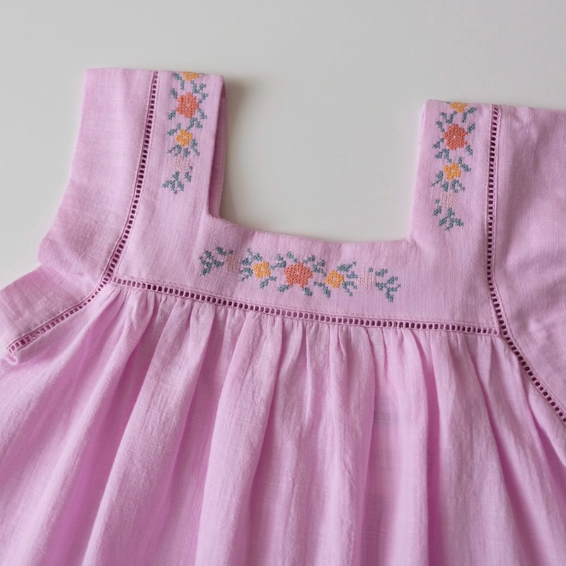 50%OFF 3Yラスト1点 Tocoto Vintage FLOWER EMBROIDERE