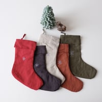 70%OFF LA PETITE ALICE Christmas Stocking with SilverSnowflake Small(全4色)