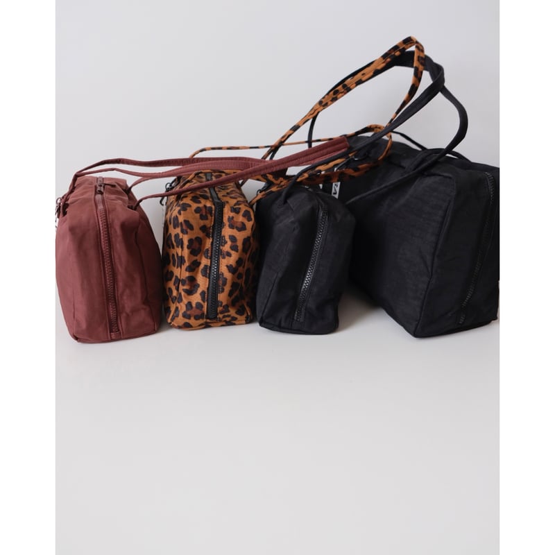 BAGGU Medium Nylon Bowler Bag Black | UNO babewear