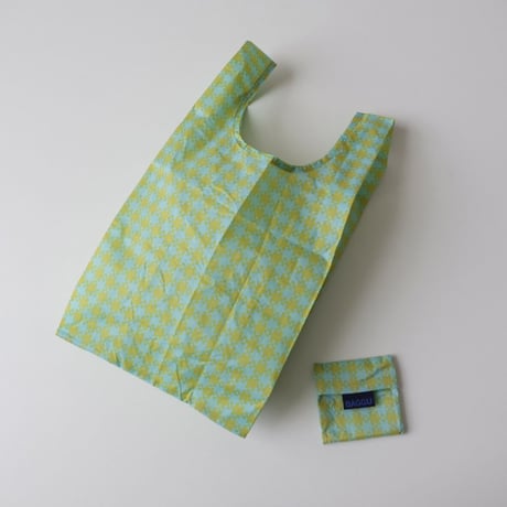 BAGGU BABY BAGGU MINT GREEN GINGHAM