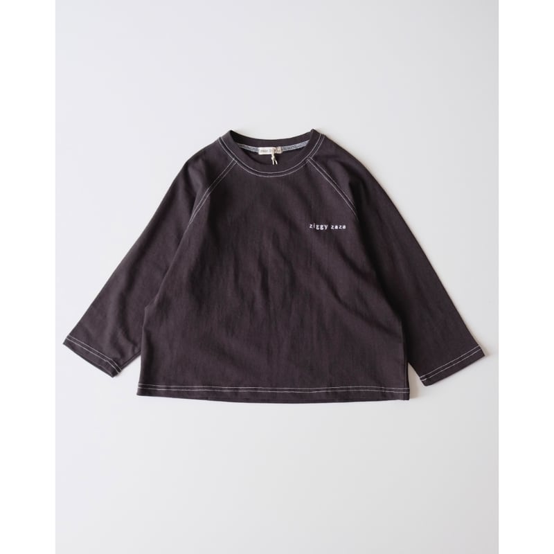 7-9Yラスト1点 ZIGGY ZAZA echo long sleeve tee raven