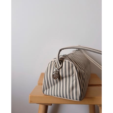 BAGGU Nylon Loaf Bag Sage Stripe