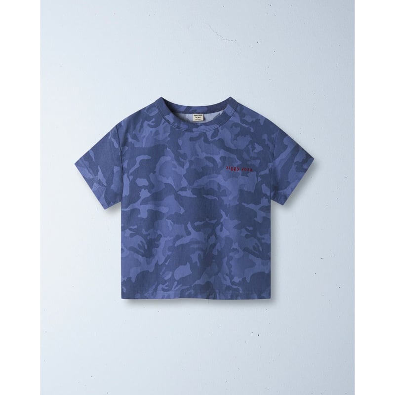 ZIGGY ZAZA ttroop camo tee | blue(2-3Y,3-5Y) |
