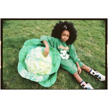 70%OFF 2yラスト1点 MAISON MANGOSTAN MANGOSTAN TEAM DRESS GREEN