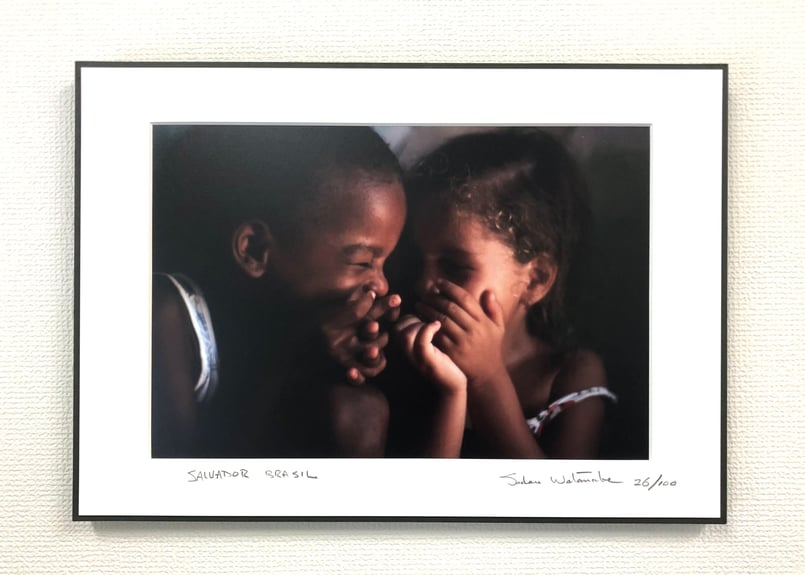 写真パネル＜二人の女の子＞直筆サイン付き 限定100枚 | Sadao