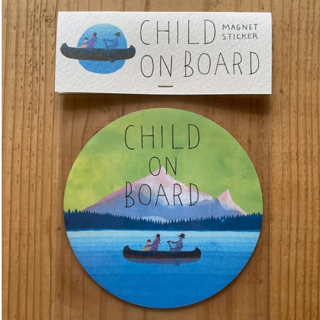 マグネットステッカー - CHILD ON BOARD -
