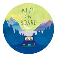 マグネットステッカー - KIDS ON BOARD -