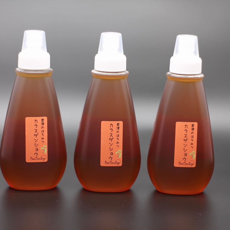 カラスザンショウはちみつ 520gチューブ 3本セット【2025年】 | 養蜂