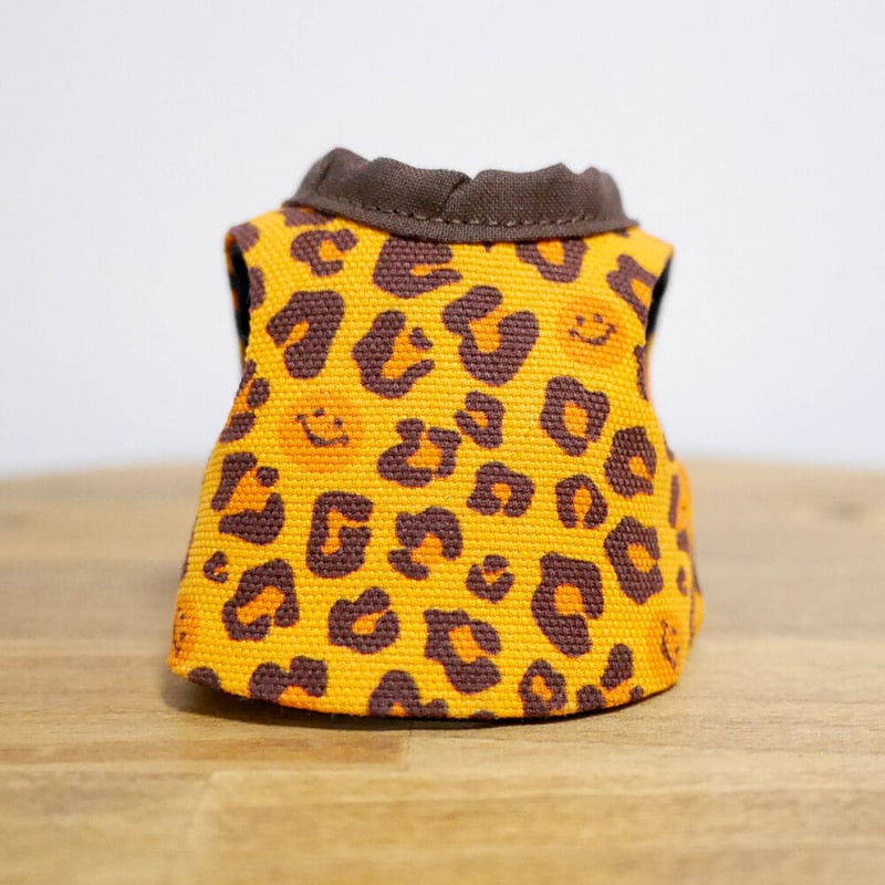 ショウガラゴ用】MILKY PIZZA ／レオパード柄ハーネス／ 練習用サイズ