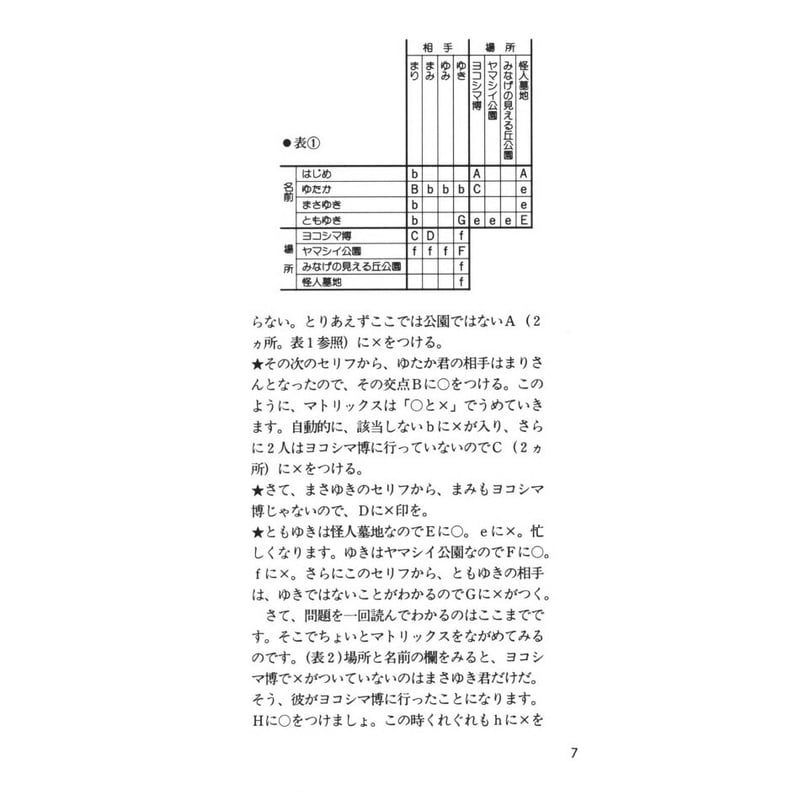 ペンシルパズル本 推理パズル1 | ニコリ デジニコ支店