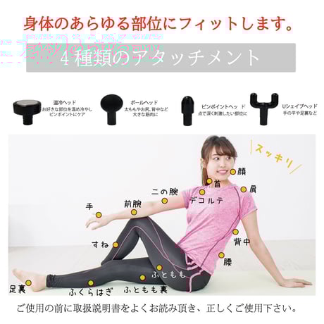 【限定・訳アリ箱破損】ainx Body Care Gun　アイネクス 温冷機能搭載 ボディケアガン