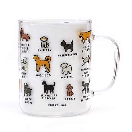 DOG DICTIONARY L | Glass cup