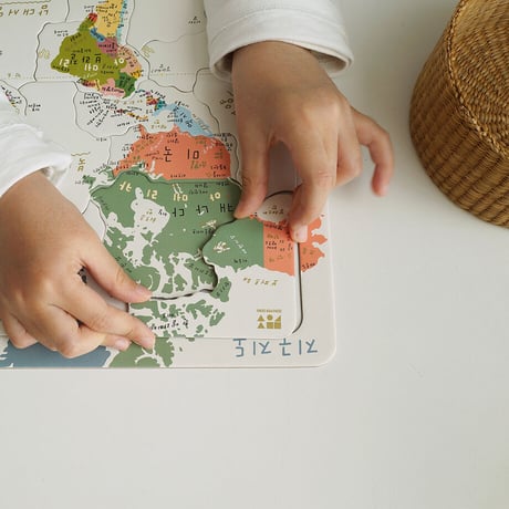 WORLD MAP (Korean ver.) PUZZLE | Jigsaw Puzzle