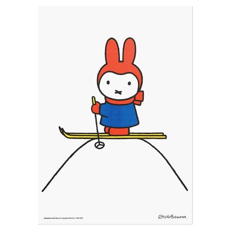 SKI | Miffy A3 RISO poster