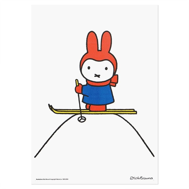 SKI | Miffy A3 RISO poster | ZERO PER ZERO_JP