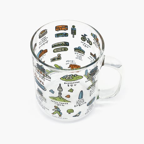 SEOUL DICTIONARY L | Glass cup