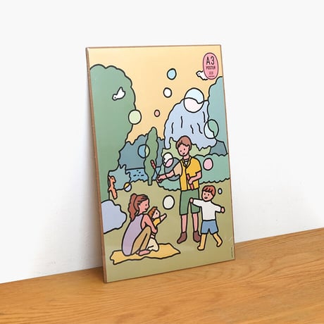 SOAP BUBBLES | A3 poster（受注生産商品）