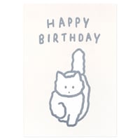 CAT 2 (BIRTHDAY) | Pressed card