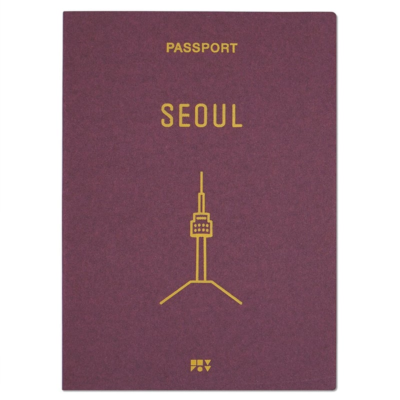 The Papyrus Trilogy（ハードカバー） SEOUL Burgundy 2 | Passport cover | ZERO PER ZE