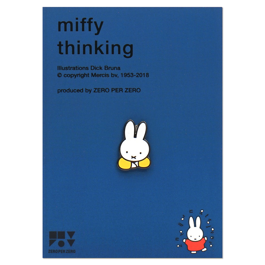 MIFFY THINKING | Miffy Pin | ZERO PER ZERO_JP