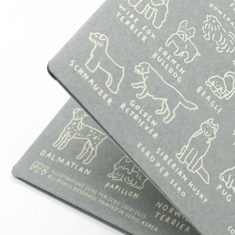 DOG (POODLE) gray | Passport cover 2
