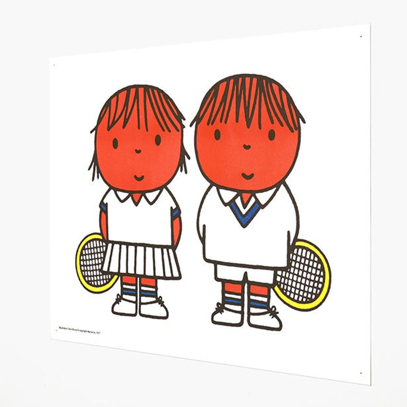 TENNIS | Miffy A3 RISO poster | ZERO PER ZERO_JP