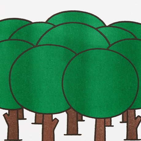 FOREST | Miffy A3 RISO poster