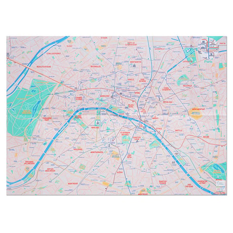 PARIS (gray) | City map