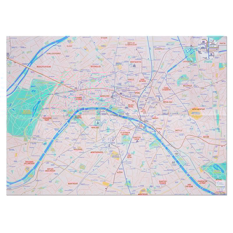 PARIS (gray) | City map | ZERO PER ZERO_JP