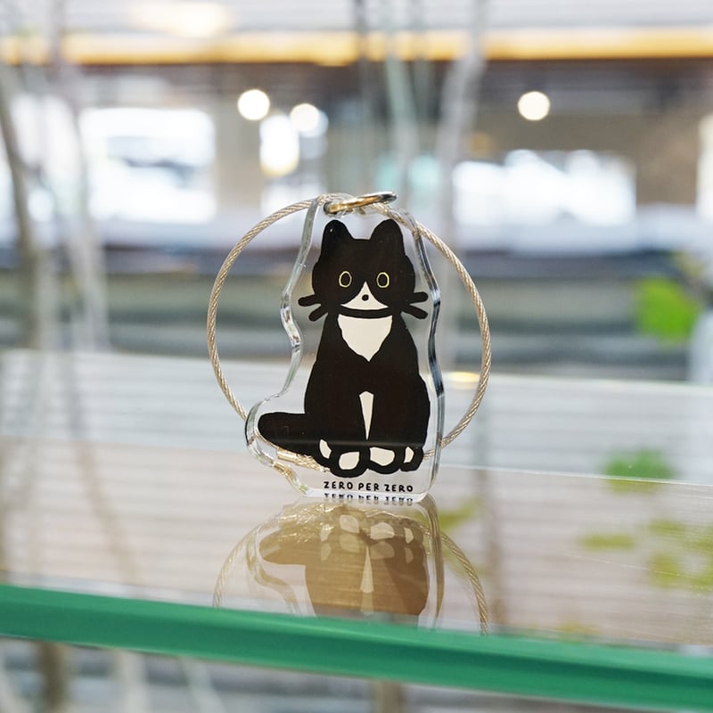 CAT 4 (TUXEDO) | Objet Keyring | ZERO PER ZERO_JP