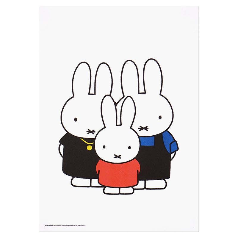FAMILY | Miffy A3 RISO poster | ZERO PER ZERO_JP